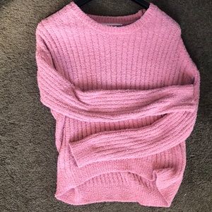 Soft pink sweater